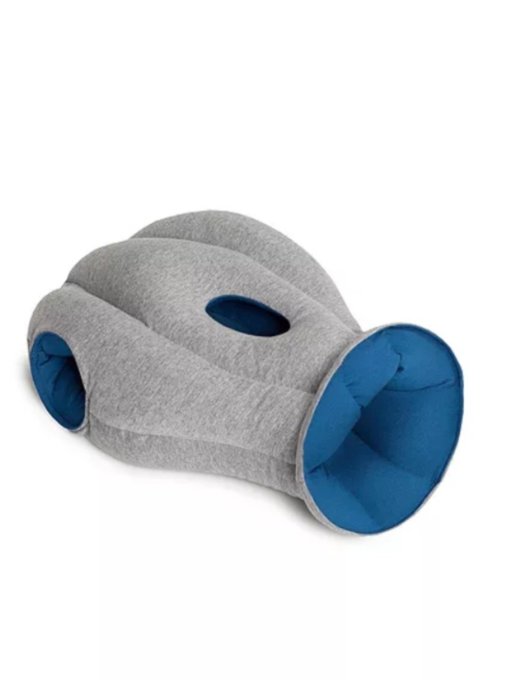 OSTRICHPILLOW Original Napping Pillow, Blue/Grey, NWT